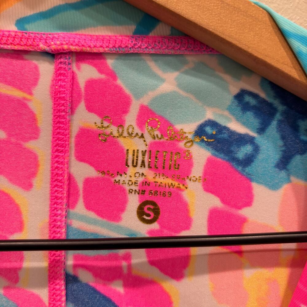 Lilly Pulitzer Luxletic UPF 50+ Kona Sunguard Goombay Smashed - Size: Small - Picture 5 of 9